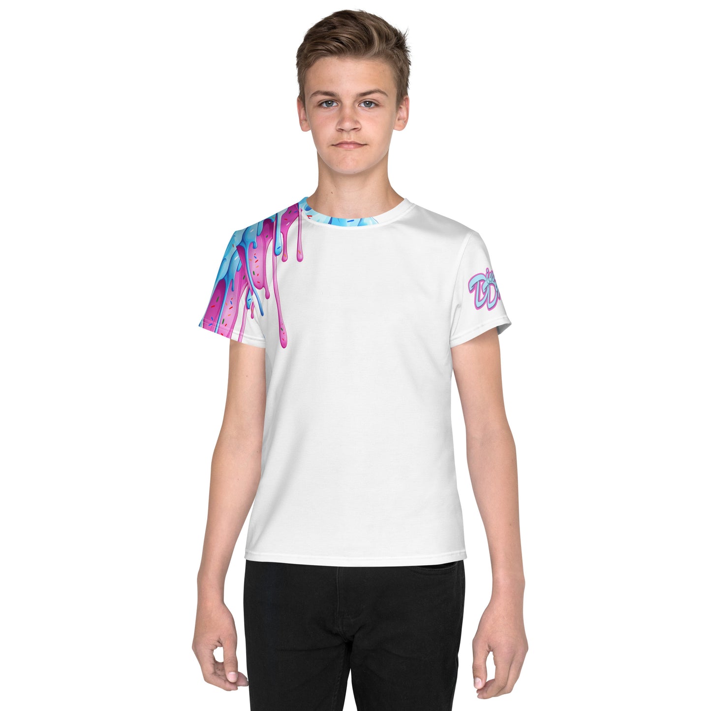 Dinger Dynasty Allover Ice Cream Stretchy Youth Training Shirt