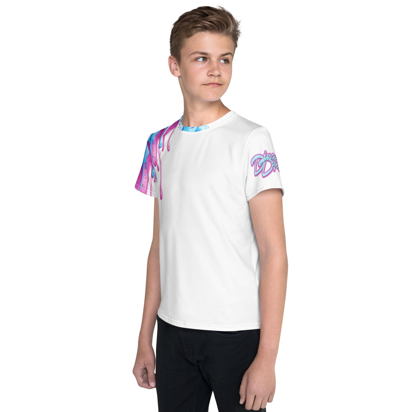 Dinger Dynasty Allover Ice Cream Stretchy Youth Training Shirt