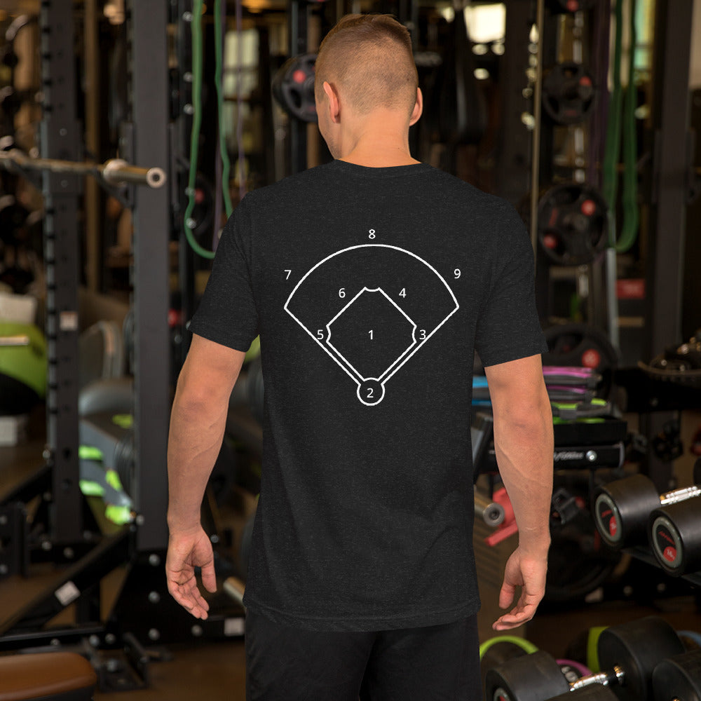 Dinger Dynasty 'It Takes All 9' Adult Baseball Shirt