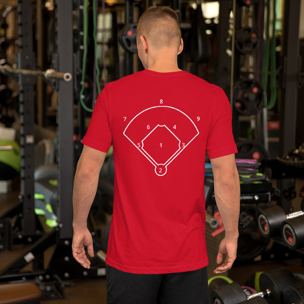 Dinger Dynasty 'It Takes All 9' Adult Baseball Shirt