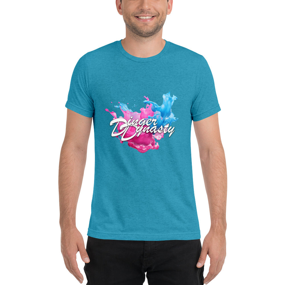 Dinger Dynasty Splash Adult Baseball Shirt