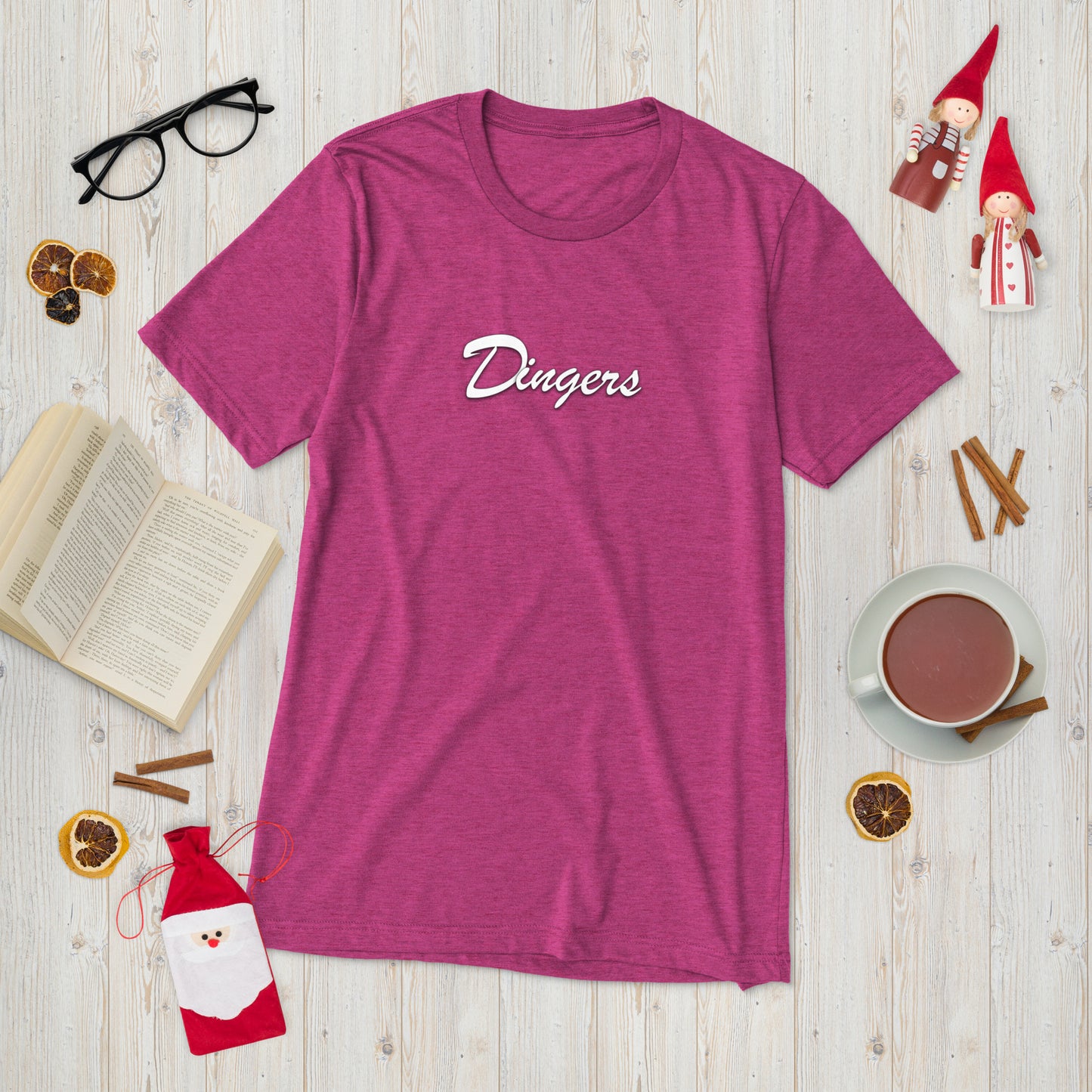 Dinger Dynasty 'Dingers' Adult Baseball T-Shirt