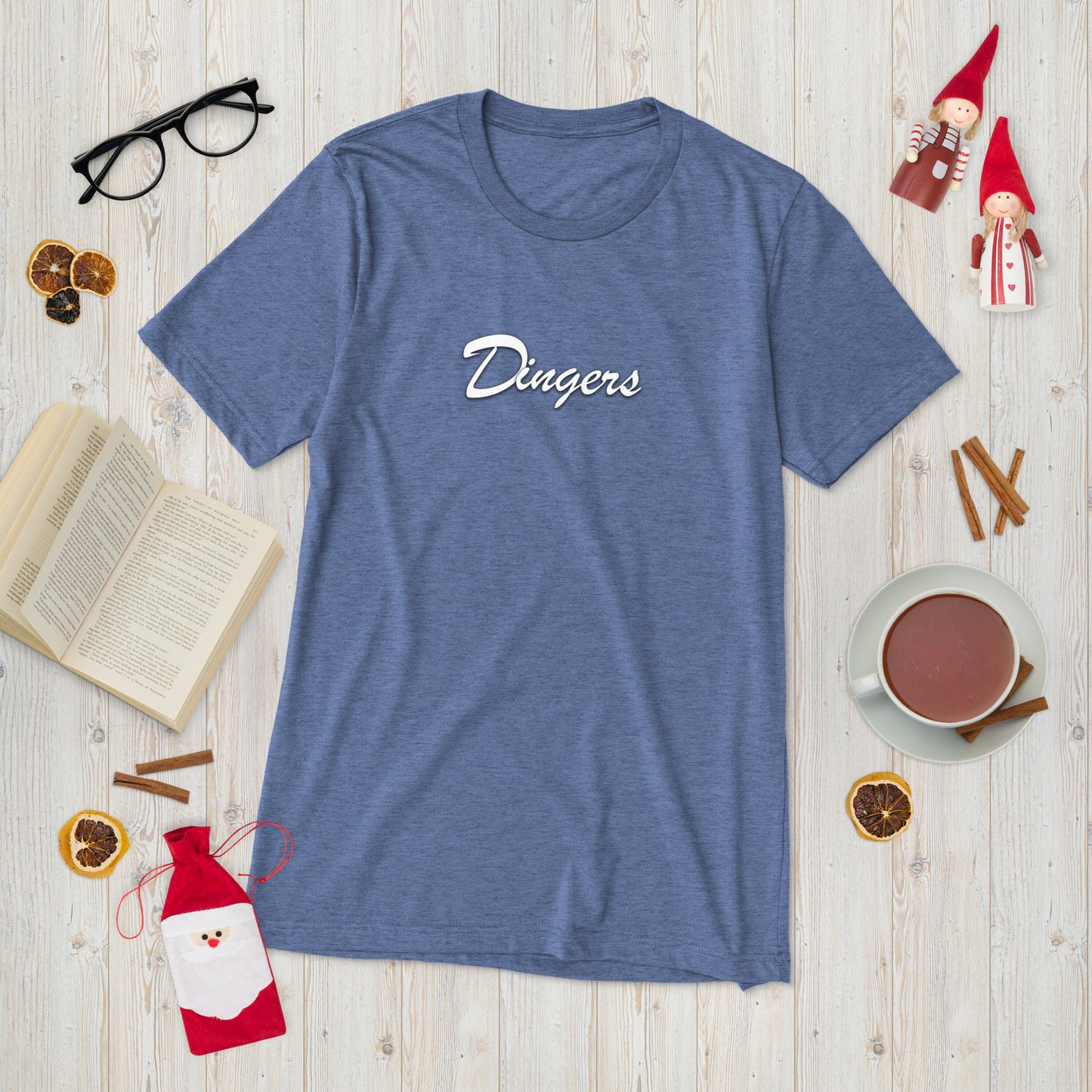Dinger Dynasty 'Dingers' Adult Baseball T-Shirt
