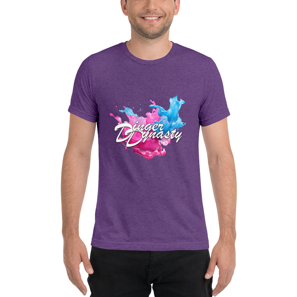 Dinger Dynasty Splash Adult Baseball Shirt