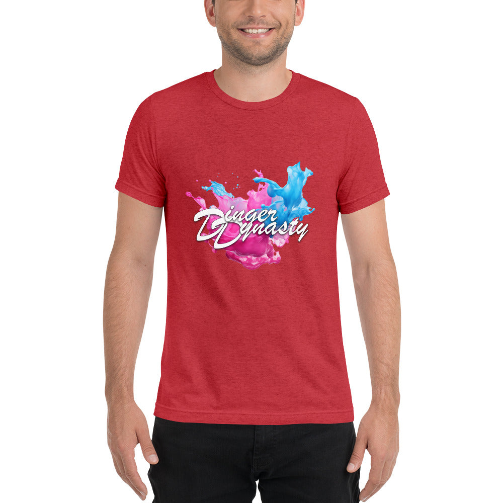 Dinger Dynasty Splash Adult Baseball Shirt
