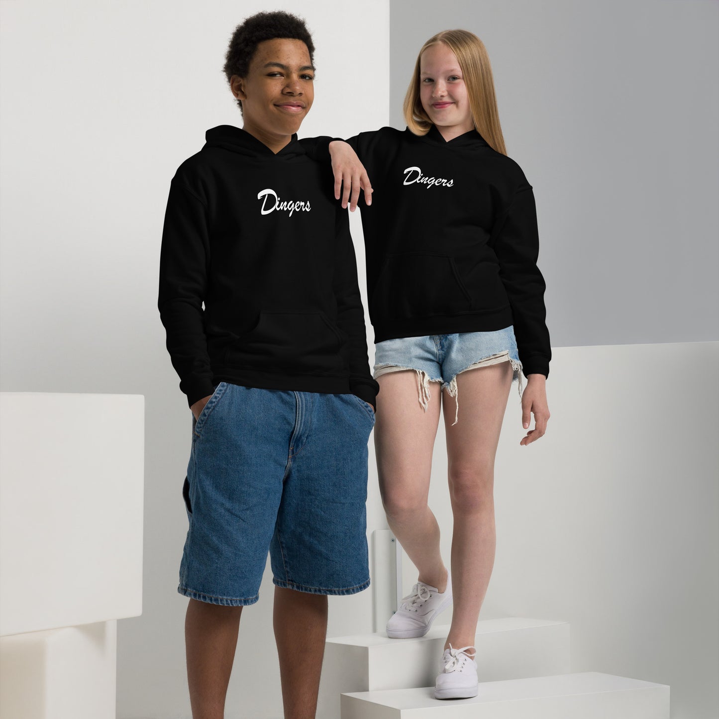 Dinger Dynasty 'Dingers' Youth Baseball Hoodie