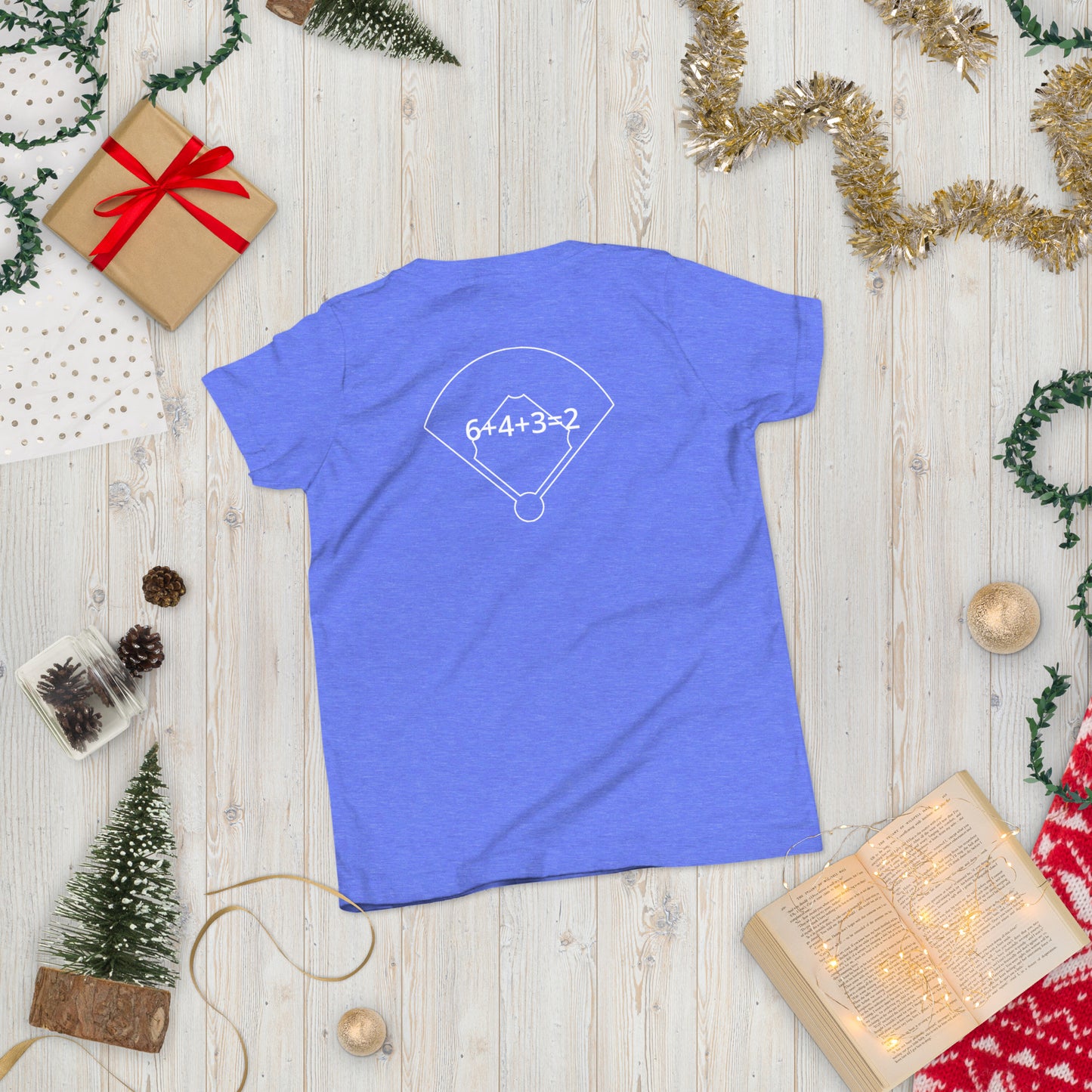 Dinger Dynasty 6+4+3=2 Youth Baseball Shirt