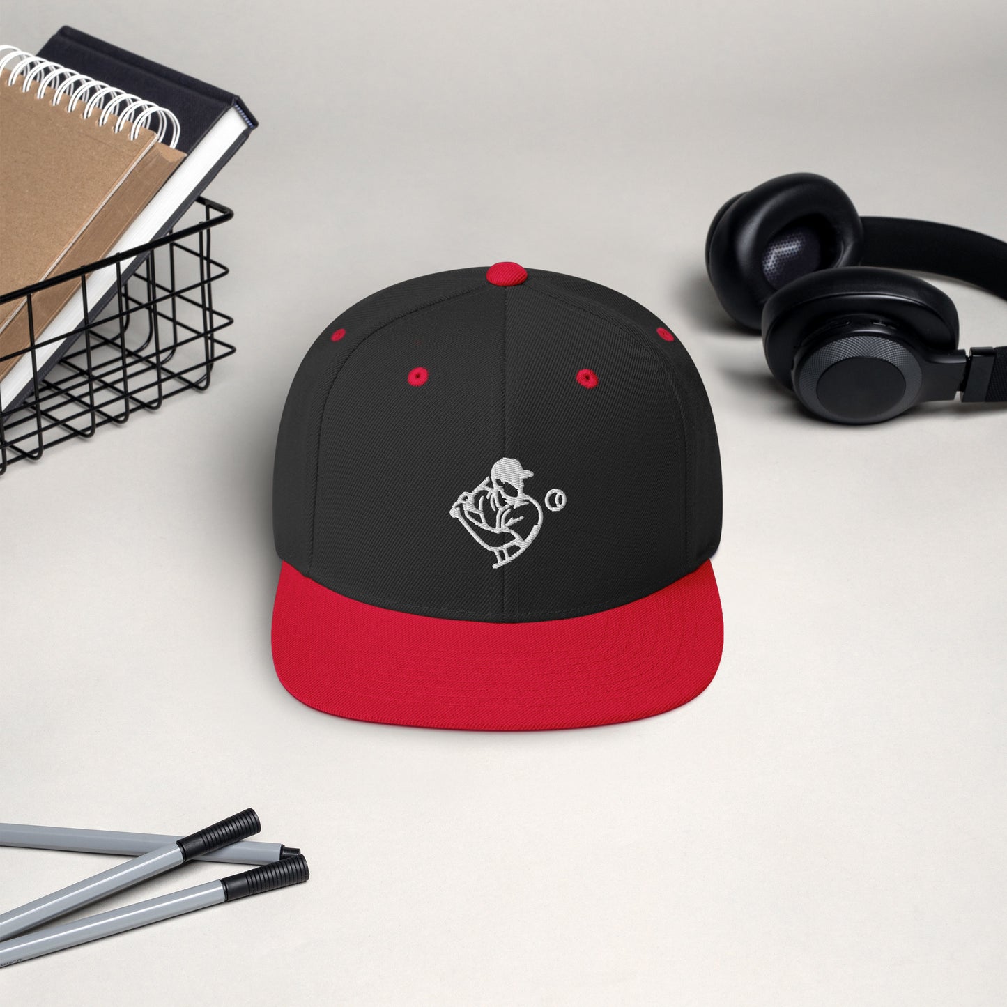 Dinger Dynasty Play Logo Baseball Hat