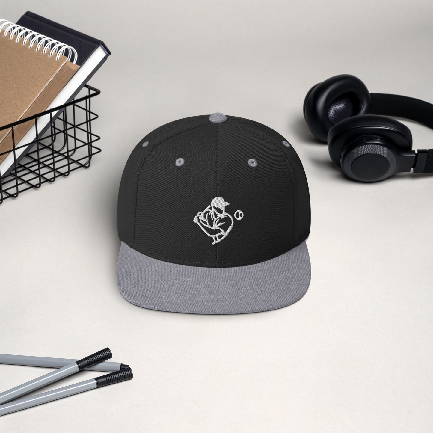 Dinger Dynasty Play Logo Baseball Hat