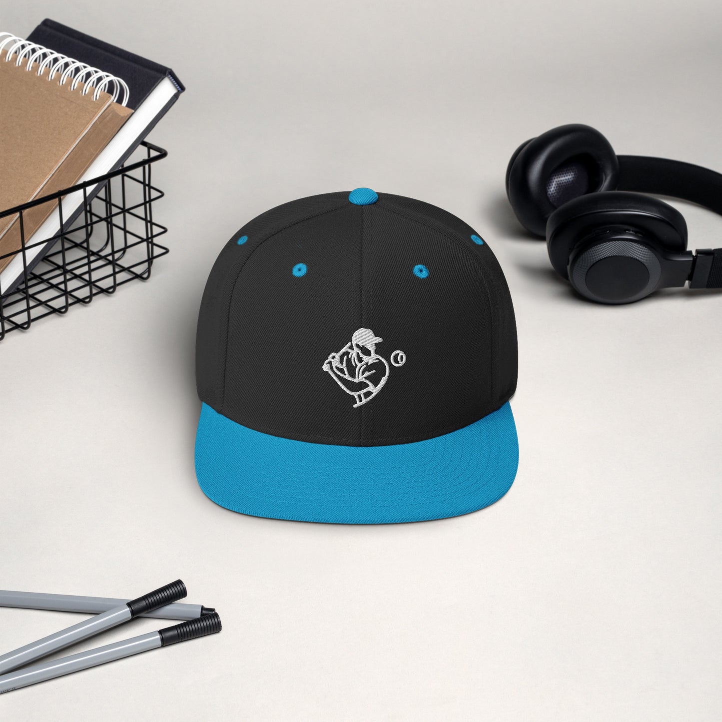 Dinger Dynasty Play Logo Baseball Hat