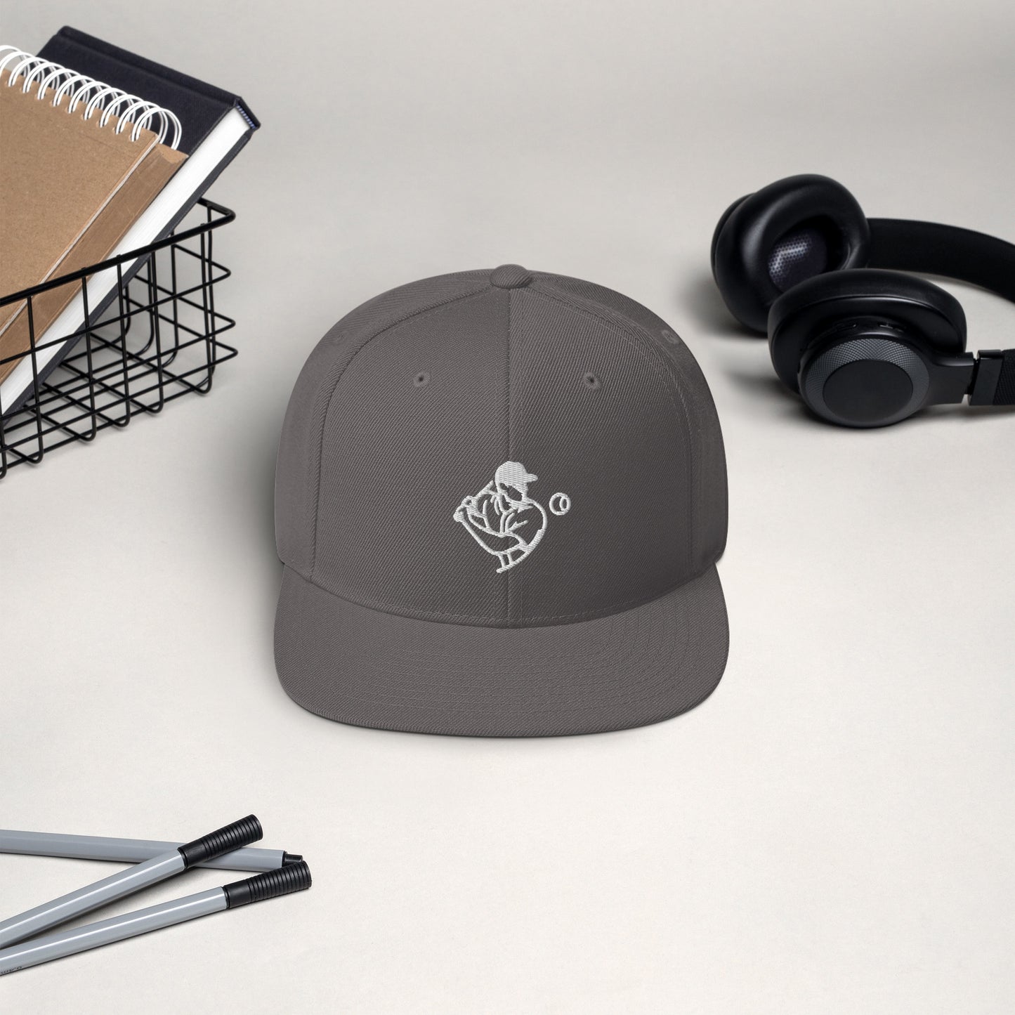 Dinger Dynasty Play Logo Baseball Hat