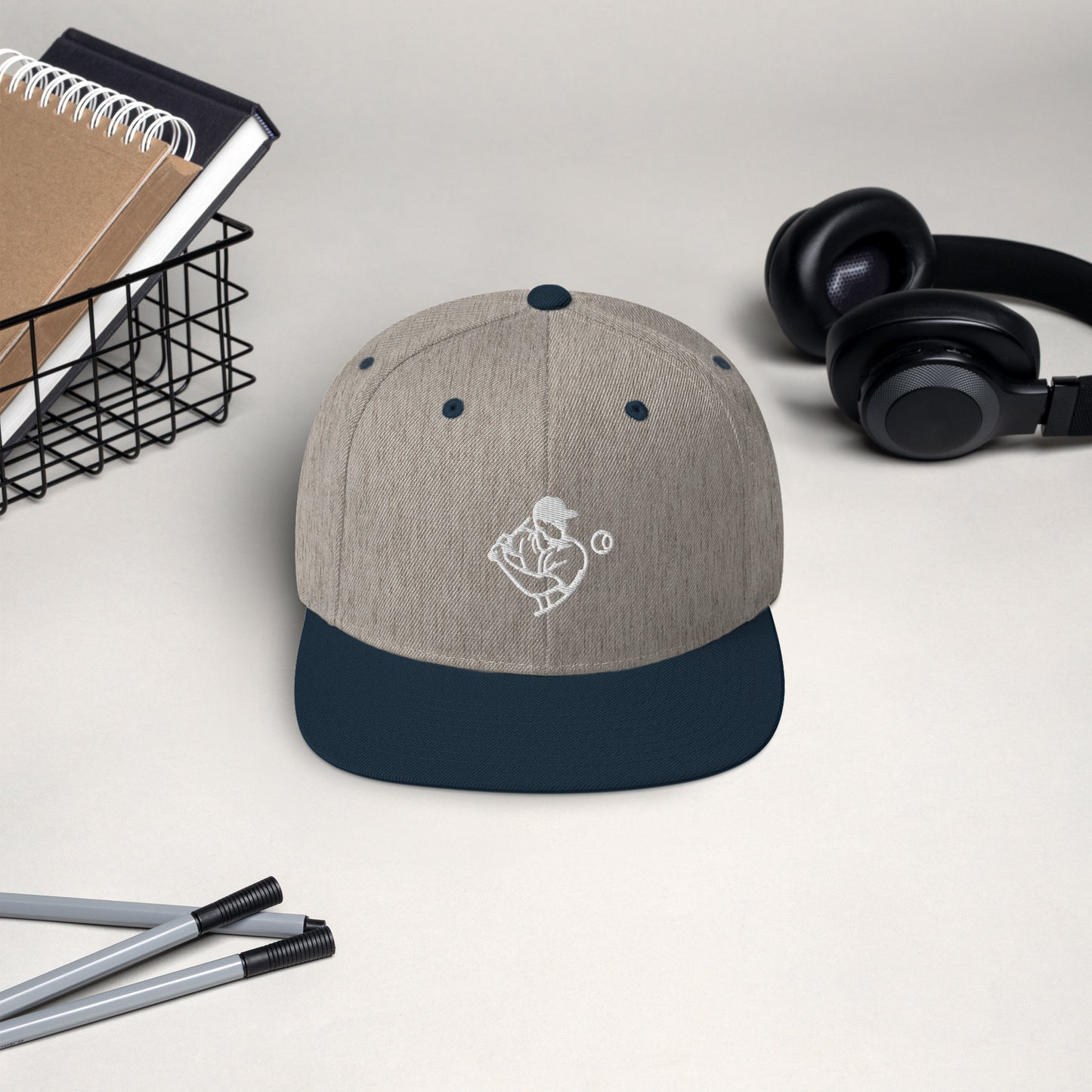 Dinger Dynasty Play Logo Baseball Hat