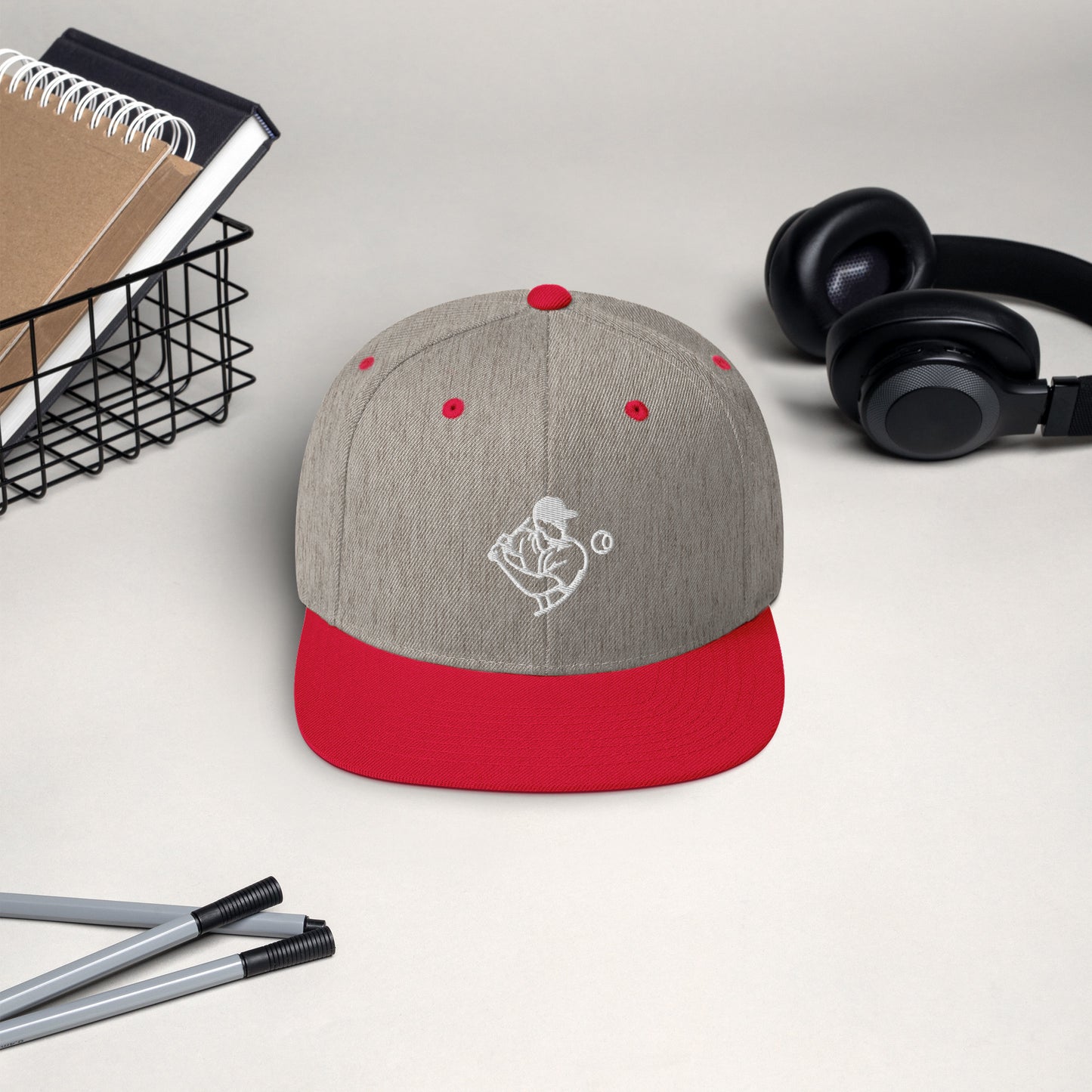 Dinger Dynasty Play Logo Baseball Hat