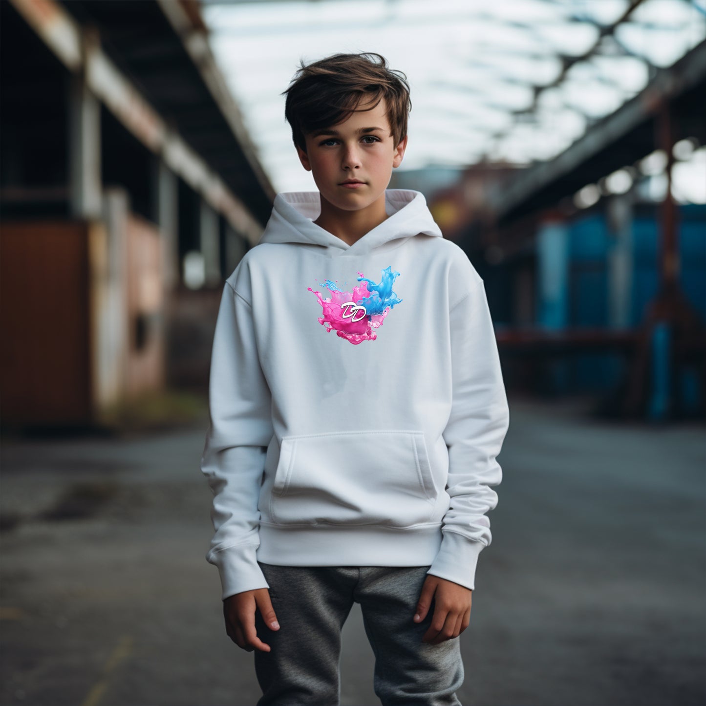 Dinger Dynasty DD Splash Youth Baseball Hoodie