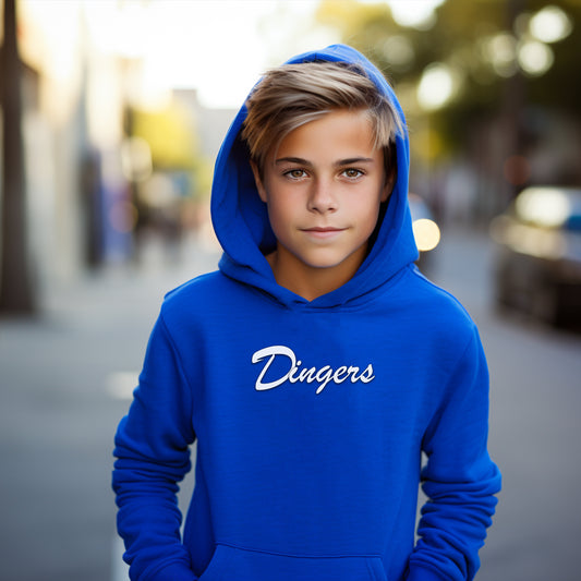 Dinger Dynasty 'Dingers' Youth Baseball Hoodie