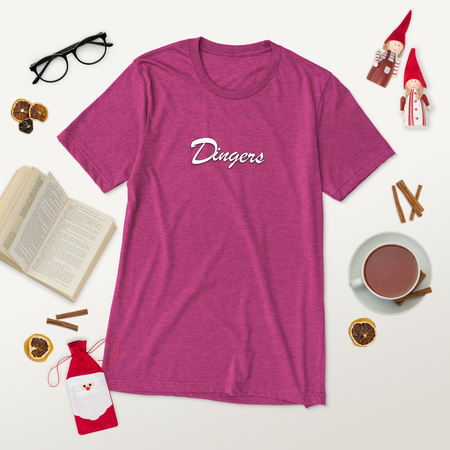 Dinger Dynasty 'Dingers' Adult Baseball T-Shirt