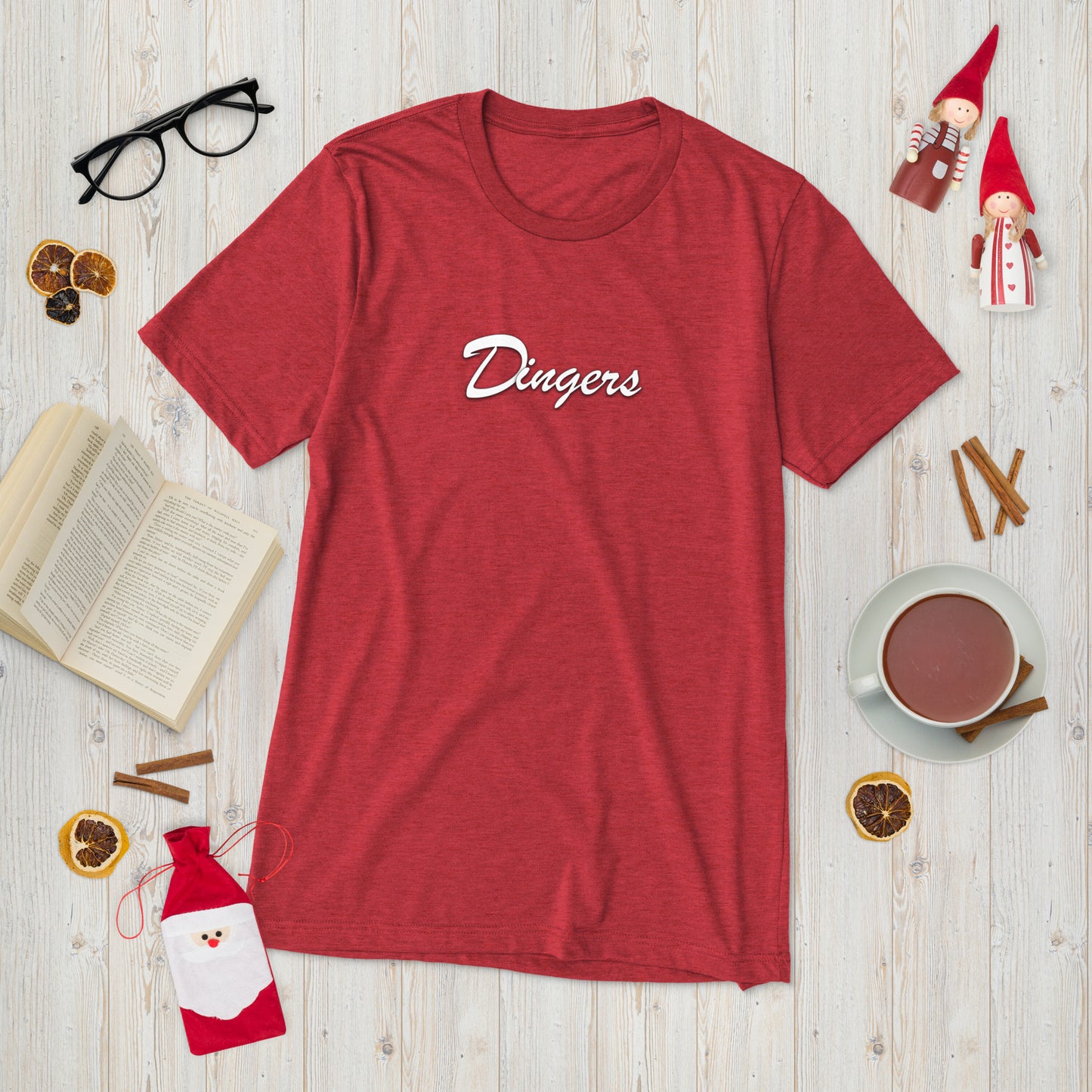 Dinger Dynasty 'Dingers' Adult Baseball T-Shirt