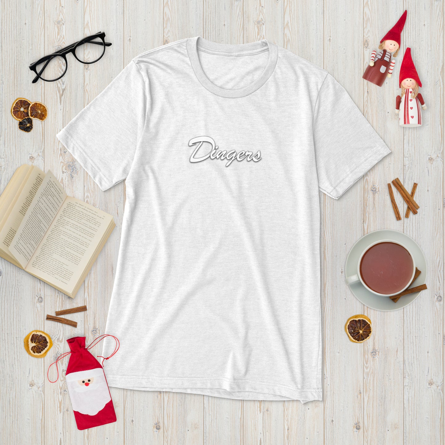 Dinger Dynasty 'Dingers' Adult Baseball T-Shirt